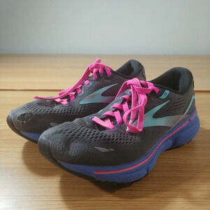 Brooks‎ Shoes  Women's 6 US Black Blue Aruba Pink Ghost 15Running Sneakers FLAW